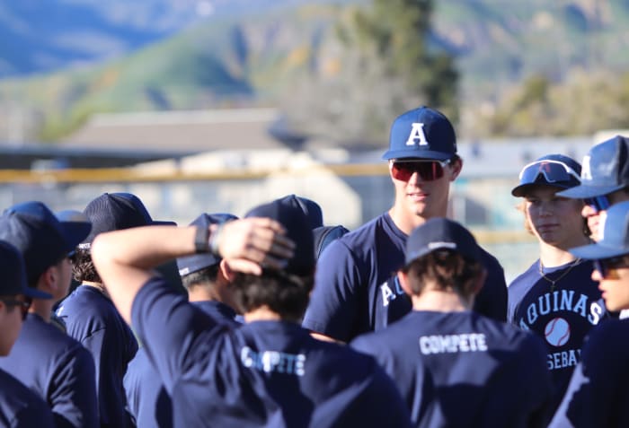 Aquinas San Bernardino baseball star Eric Bitonti photos by John Murphy Feb 20 2023030620232903